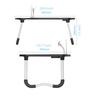 Folding Laptop Stand Holder Study Table Lamp Usb Fan Desk Wooden Foldable Computer Desk for Bed Sofa Tea Serving NEW