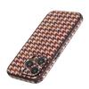 Suitable for iPhone15 mobile phone case 13Pro plaid two-color all-inclusive anti-drop case 14plus plaid tpu case