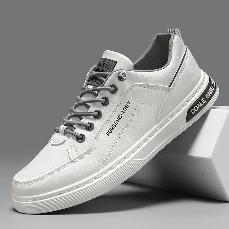 Men's Leather Shoes Fashion Sports Shoes Four Seasons Drive Walk Office Comfort Men's Non-slip Casual Shoes Office Men's Shoes