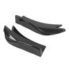 2pcs Rear Bumper Side Spoiler Carbon Fiber Style Surround Decoration Universal for Car