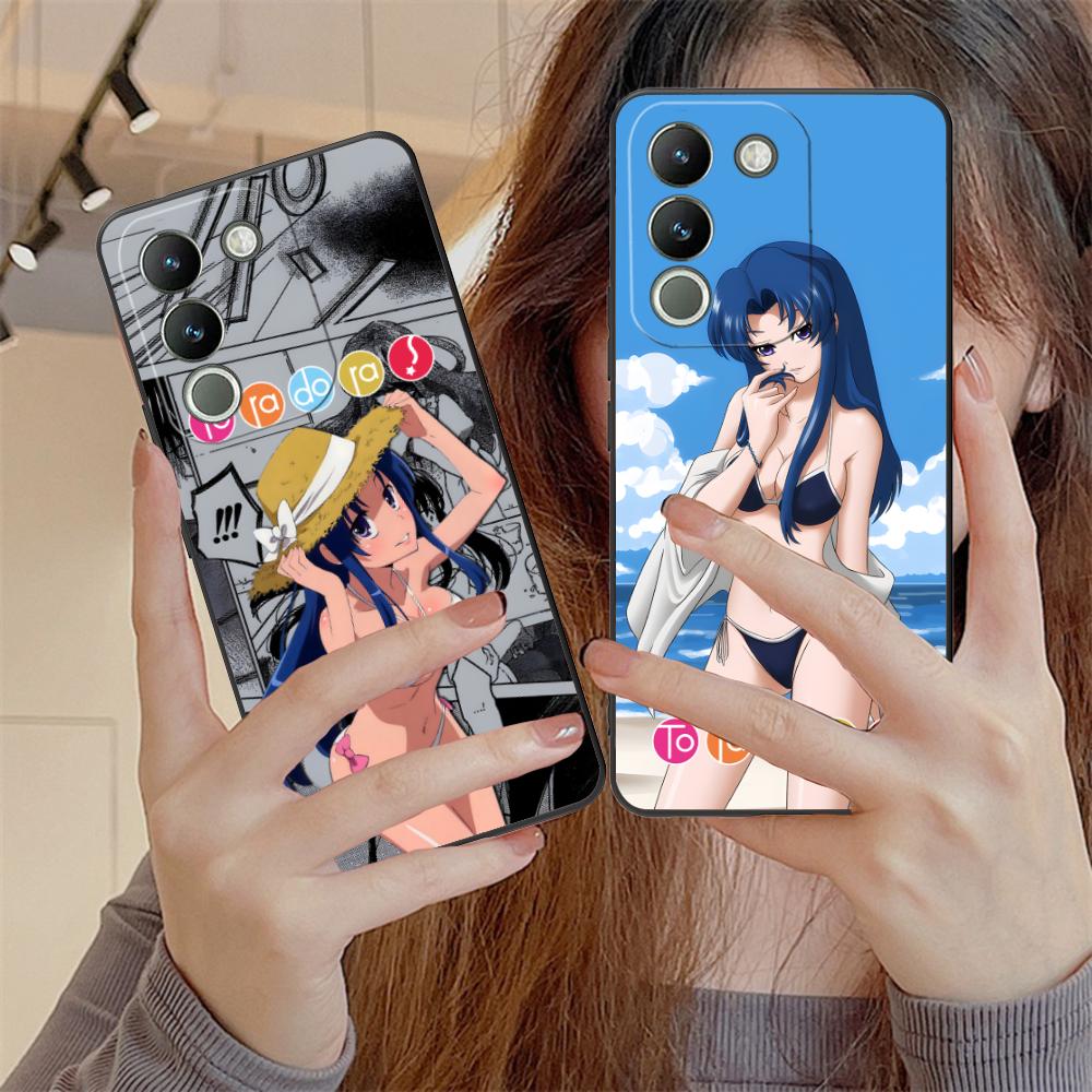 Toradora Kawashima Mobile Phone Case for VIVO V60 V50 V40 V30 V29 V27 V25 V23 Pro Lite 5G Colorful Printing Cover Luxury Cover
