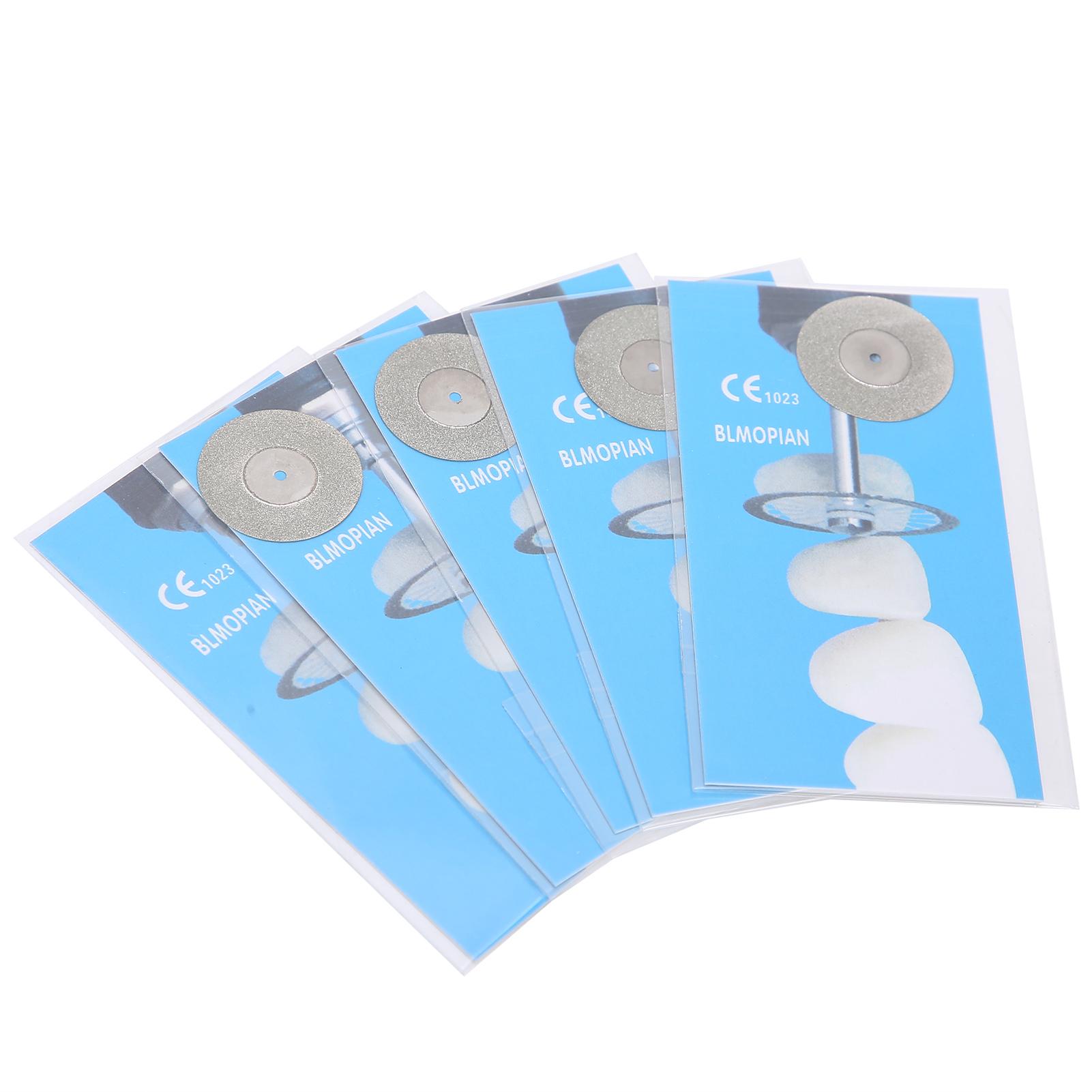 

Набор из 5 шт. стоматологических двухсторонних алмазных дисков, стоматологических режущих полировальных дисков, инструментов для ухода за полостью рта 0#