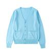 Maglione Monocolore Caramella Donna Top Lavorato a Maglia Cardigan Femminile Sottile Primavera Autunno Manica Lunga Giacca per Adulti Abbigliamento Slim XS-2XL