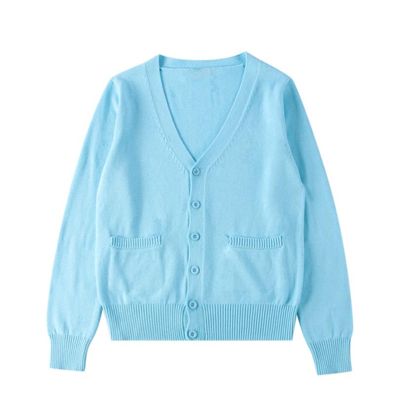 Maglione Monocolore Caramella Donna Top Lavorato a Maglia Cardigan Femminile Sottile Primavera Autunno Manica Lunga Giacca per Adulti Abbigliamento Slim XS-2XL