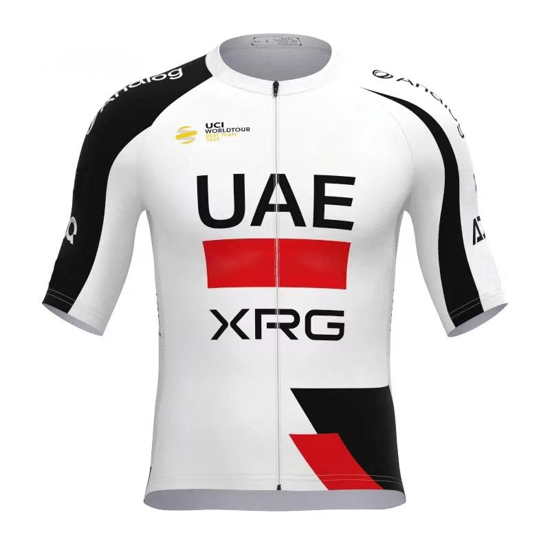 New Pro Team 2025 Uae Cycling Jersey Set Men's Summer Bike Mountain Uniform Ropa Ciclismo Maillot Hombre Bicycle Clothing Suit