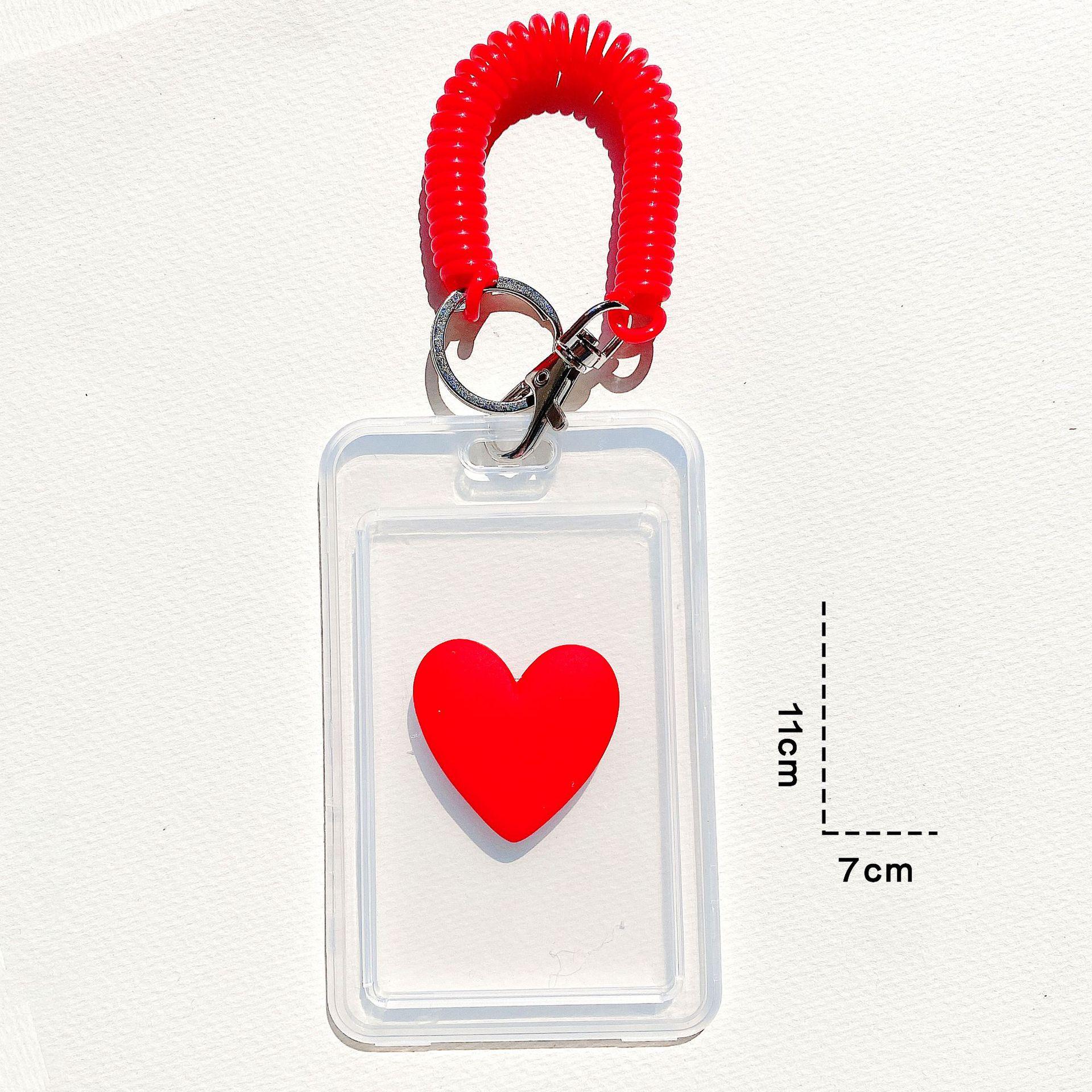 

1Pc Ins Macaron Solid Color Bus Card Protection Cover Student Meat Keyring Card Campus Access Door Card Holder Сумка Set Key Chain