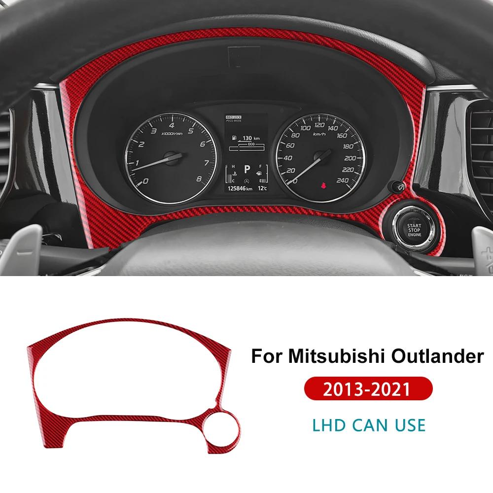 

Для Mitsubishi Outlander 2013-2016 2017 2018 2019 2020 2021 Наклейка из настоящего мягкого углеволокна LHD Рамка кнопки запуска и остановки двигателя автомобиля Only For LHD