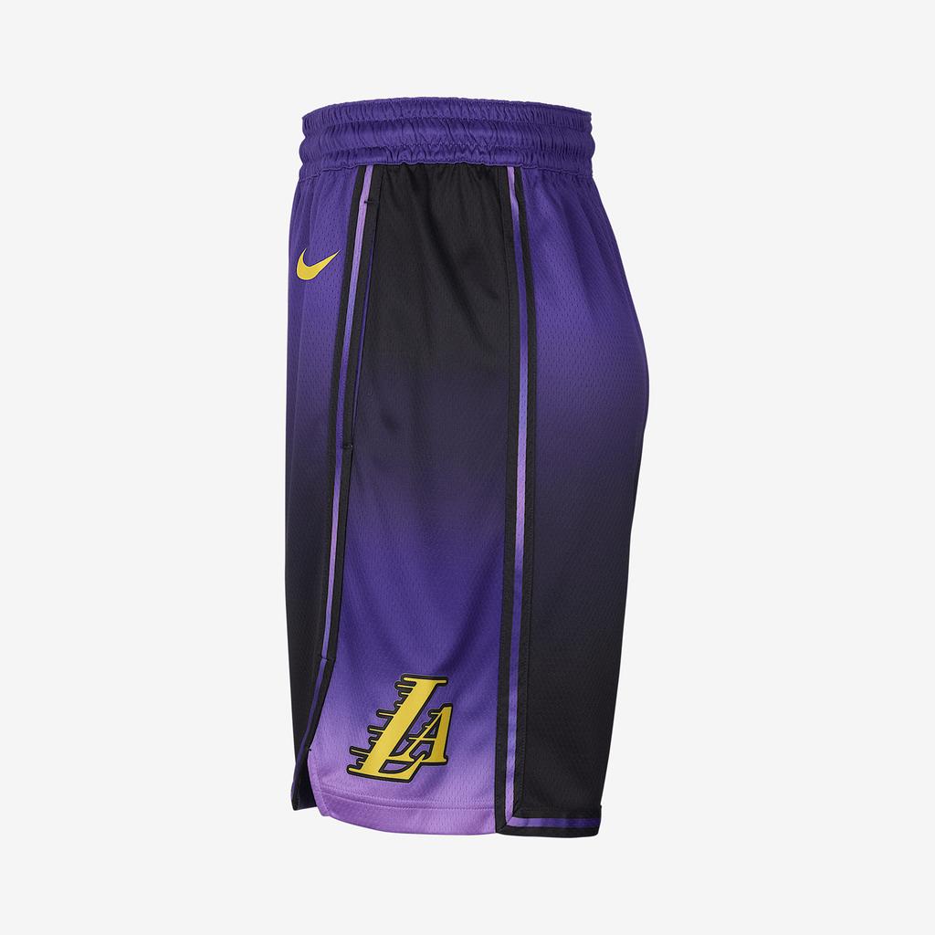 New Nike Los Angeles Lakers 2024/25 City Edition Men's Nike Dri FIT Nba Swingman Shorts FQ4410-504