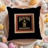 D-Death Row Records Cushion Cover Linen Organic Fabric Double-Sided Printing Breathable Pillow Case Sofa Home Decor Gift
