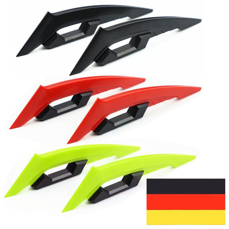 1 Pair Universal Motorcycle Winglet Aerodynamic Spoiler Dynamic Wing Decoration Sticker For Motorcycles E-bikes Scooters Etc