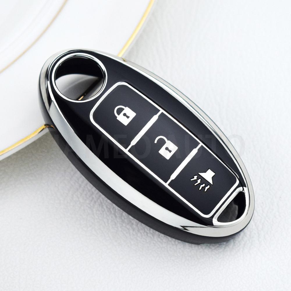 3 Buttons Protect Cover For NISSAN Maxima Altima Versa Sentra Sunny Sylphy Teana Qashqai X-Trail Juke TPU Car Key Shell Case Fob