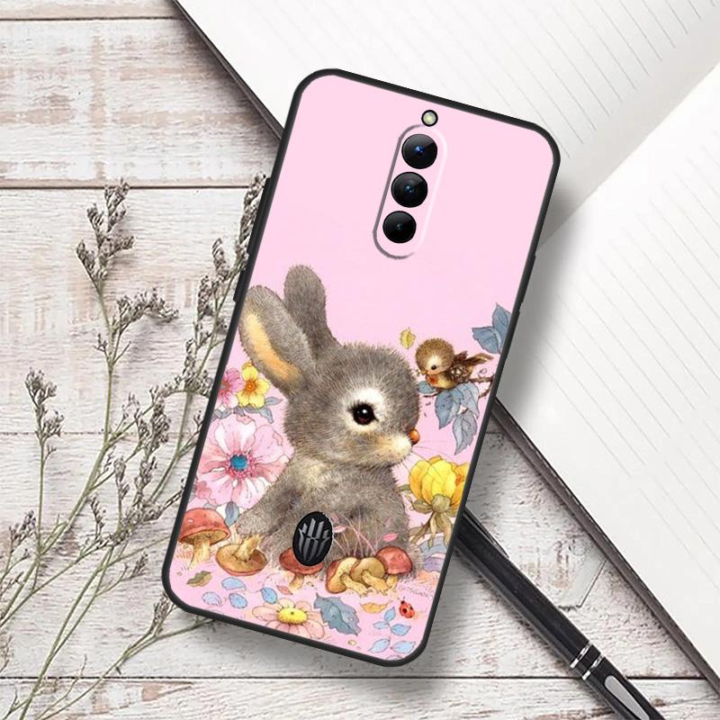 Rabbit Case For ZTE Nubia Red Magic 11 10S 9S 8S 8 9 10 Pro Plus 7 6S 7S Pro RedMagic 10 Air Cover