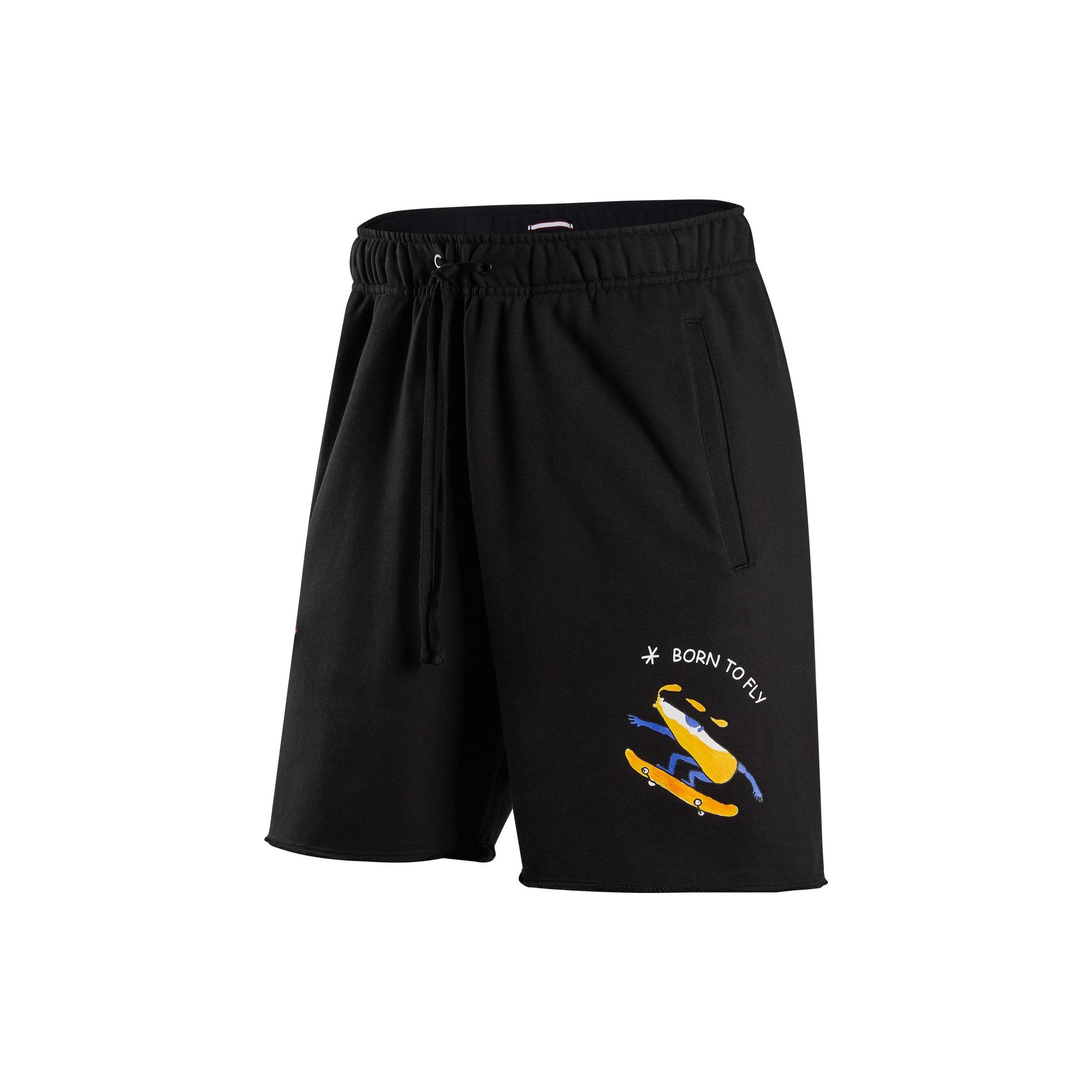 Air Jordan Street Style Plain Logo Shorts Black Men s FJ7708-010