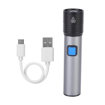 Lanternă LED reglabilă, portabilă, reîncărcabilă prin USB, rezistentă la apă, pentru camping în aer liber