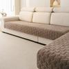 2026 New 1pc Flannel Sofa Cushion, Thickened Warm Plush Non-slip Seat Pads, Protective Throw Cover for Leather Sofa