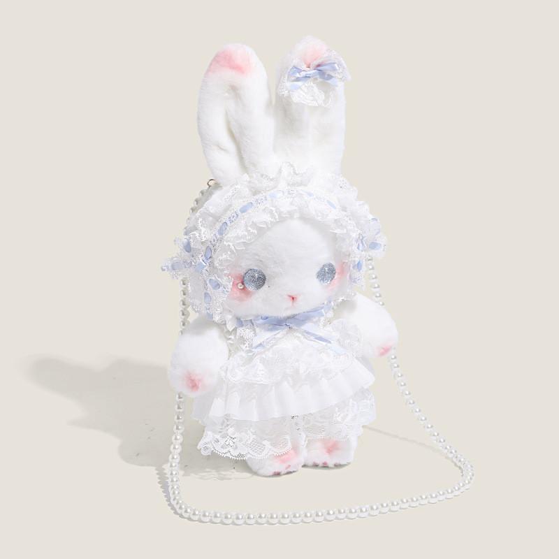 Cute Lolita Rabbit Plush Toy With Polyester Material For Casual Travel Gift For Girls