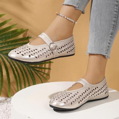 2025 Neue Lässige Modische Damen Sommer Lochsandalen Leichte Geschlossene Zehen Sandalen Weiche und Bequeme Ballerina Schuhe