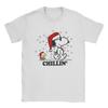 Peanuts Merry Chrismas Snoopy Woodstock TShirt Hipster Men Women Crew Neck Cotton T Shirt Short Sleeve Tees Gift Merchandise