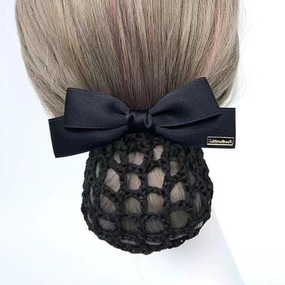 Professional Hair Net Bowknot Clip for Nurses and Flight Attendants