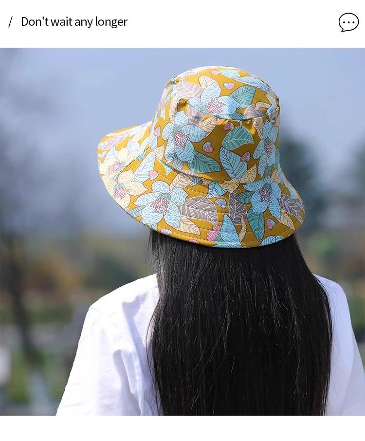 Floral Sun Hat with Integrated Face Mask for Summer Field Work