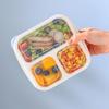 Drei-Fächer-Snackbox Für Snacks Und Büroangestellte; Luftdichter Behälter für Kühlung, Outdoor, Reisen