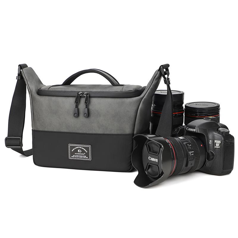 Pu Shoulder Crossbody Photo Bag Slr Camera Bag, Photography Digital Camera Bag Lens Storage Bag