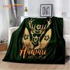 3D German Jaegermeister Logo Elk Soft Flannel Blanket for Beds Bedroom Sofa Picnic,Throw Blanket for Cover Outdoors Leisure Gift