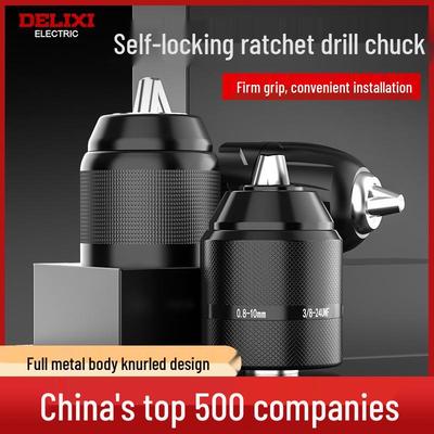 Delixi Self-Locking Ratchet Drill Chuck for Cordless & Bench Drills