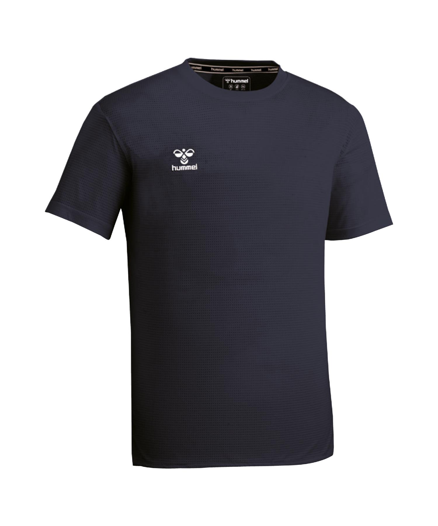 Hummel Functional Short Sleeve T-Shirt - Navy (Hm-757) Xl