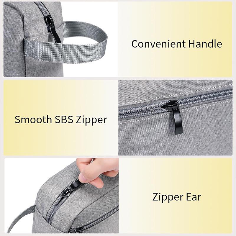 Outdoor Waterproof Travel Toiletry Bag - Portable and Wear-resistant Makeup Organizer for Business Trips