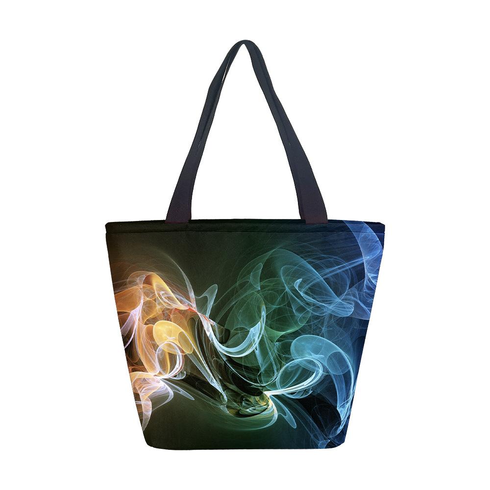 Women's Handbag No Theme Girl Shoulder Bag Printed Canvas Bag Fashion Trend Large Capacity Tote Bag