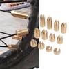 Motorcycle Spoke Wheel Weights, Wheel Spoke Balance Refills Super Moto Dual Sports Brass Wheel Spoke Balance Weight Refill (12 pcs)