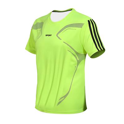 T-shirt da uomo a maniche corte T-shirt sportiva Palestra Fitness Jogging Abbigliamento da atletica leggera Asciugatura rapida Moda Girocollo Top oversize| |