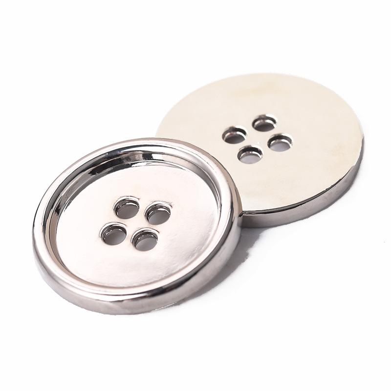 10 stuks Metalen Knopen met 4 Gaten Voor Kleding Pak Overhemden Jassen DIY Naaiben Accessoires 11,5 mm 15 mm 20 mm 25 mm Knopen Decoratief