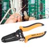 Wire Stripper Cutter Carbon Steel Multifunctional Electrical Wire Pliers with Safety Lock for 10 to 22AWG Solid Wires