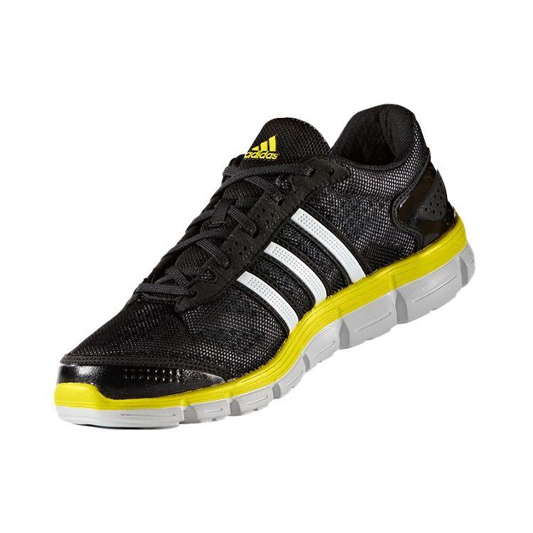 Adidas Cc Fresh Sports Lifestyle Casual Shoes Durable Breathable Lightweight Low Top Marathon Running Shoes Men sneaker Black White Yellow S76750