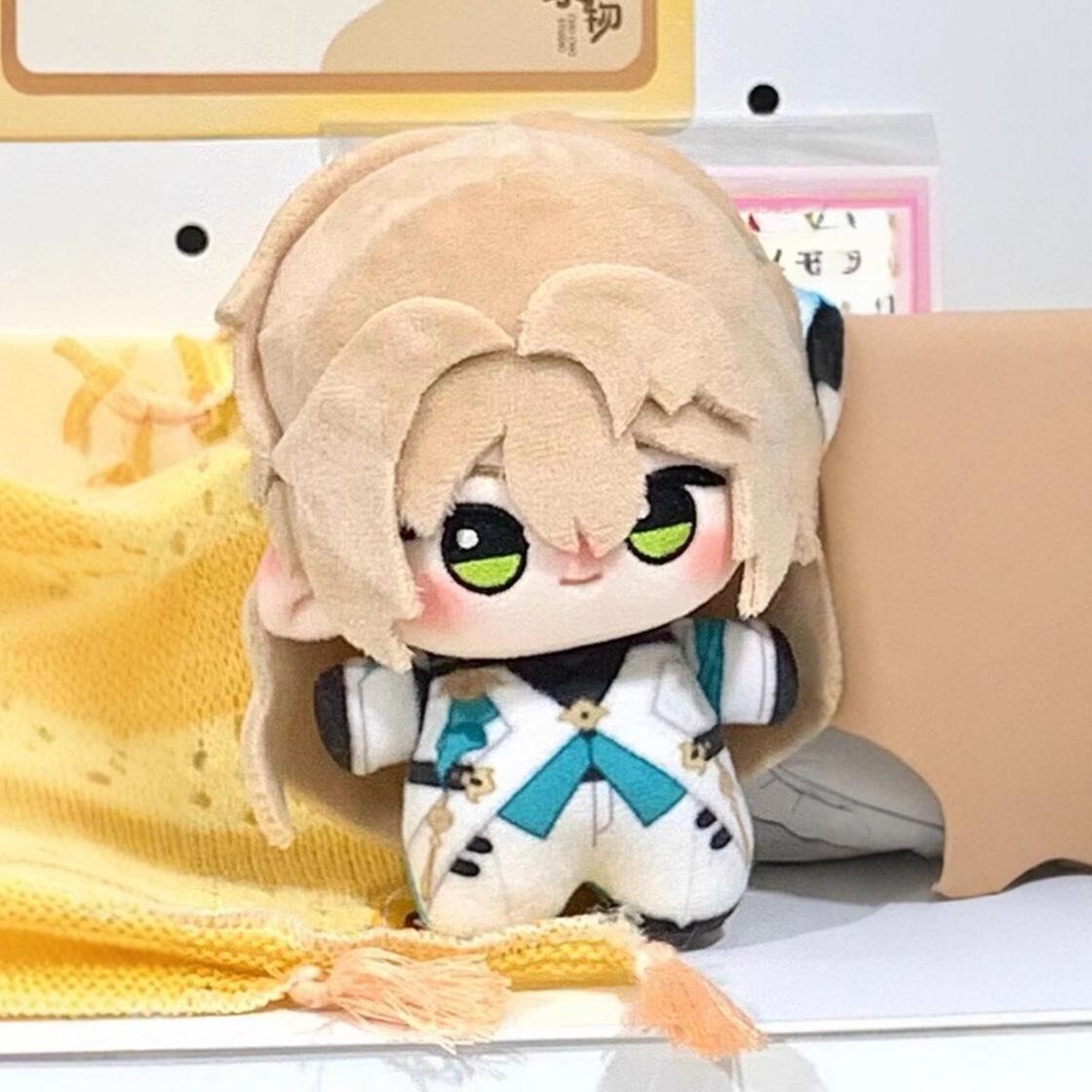 Anime Luocha Danheng Plüschpuppe Honkai Star Rail Plüschtiere Schlüsselanhänger Anhänger Gefüllte Dekorative Puppen Feiertags-Weihnachtsgeschenke 10CM