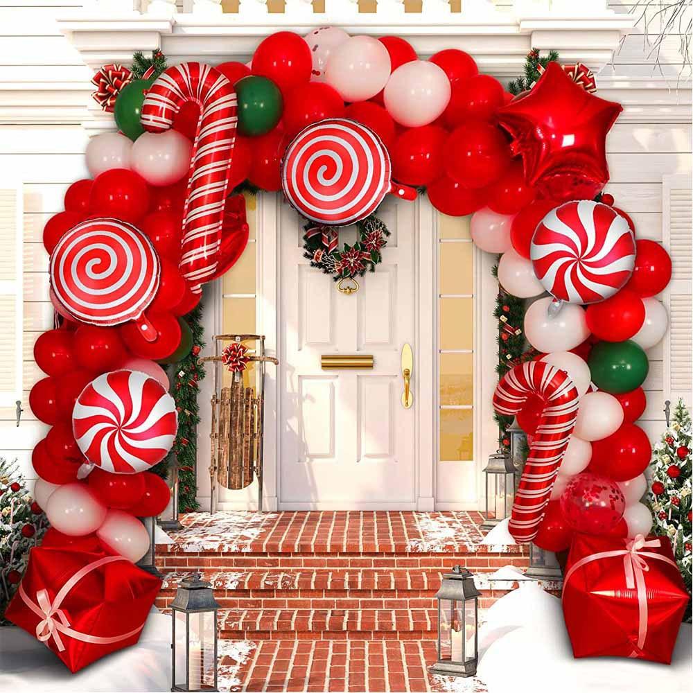 Christmas Aluminum Film Balloon Set Merry Christmas Christmas Party Balloon Chain Decoration