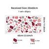 Wandaufkleber Terrazzo-Muster Unregelmäßige Steinform für Wohnzimmer Schlafzimmer Badezimmer Dekorative Wandtattoos Heimdekoration Wandbilder