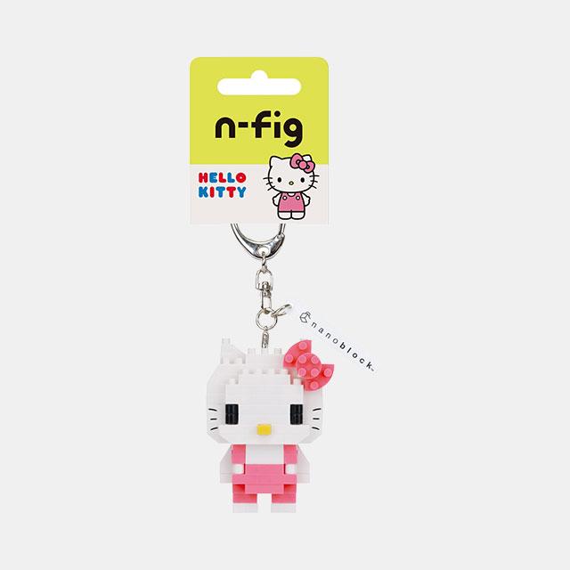 [Bandai] N-Fig Nano Block Hello Kitty Pink Figure Keychain