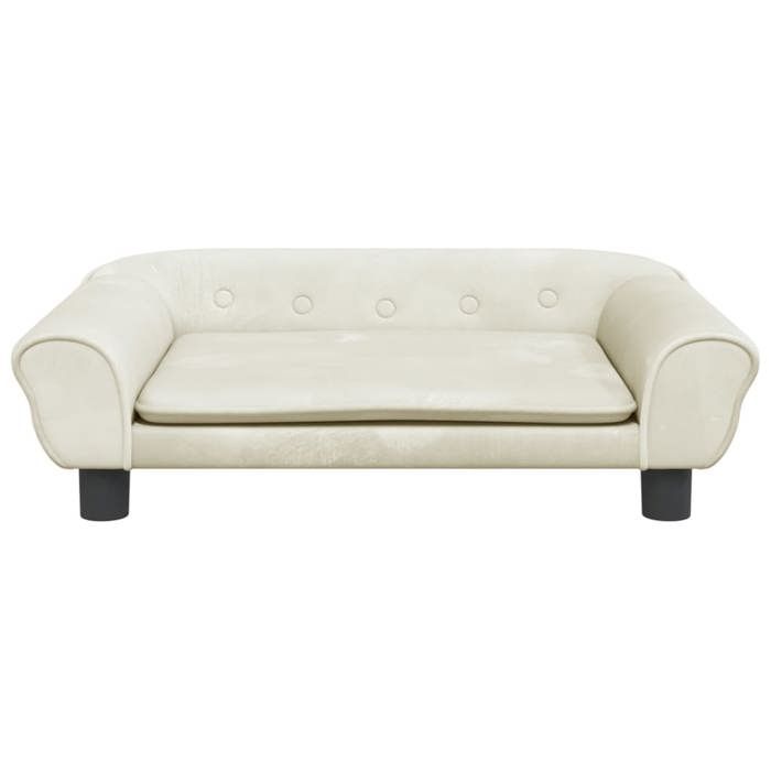 VidaXL Canapé pour enfants crème 70x45x26 cm velours, mini canapé, mini canapé-chaise, mini canapé pour enfants, canapé de 3196406