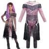 Descendants Evil 3 Audrey Cosplay Costume Kids Jumpsuit Fancy Halloween Dress