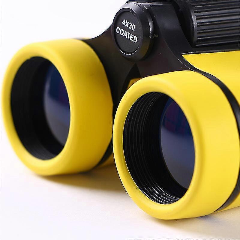 Telescope Rubber 4x30 Plastic Children Binoculars Pocket Size Telescope Maginification Compatible