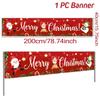 Christmas Outdoor Banner Merry Christmas Decorations For Home 2025 Navidad Kerst Xmas Decor Noel Kerst Happy New Year Gift 2025