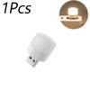 10/1Pcs Mini USB Night Light Warm White Eye Protection Book Reading Light USB Plug Computer Mobile Power Charging LED Night Lamp
