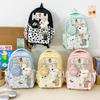 Schoolbag New Lightweight High-value Schoolbag Cute Backpack Primary School High School Students Large Capacity Versatile Backpack