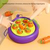 Handheld Reaction Training Toy For Kids With Cute Carrot Design And Quick Response Gameplay