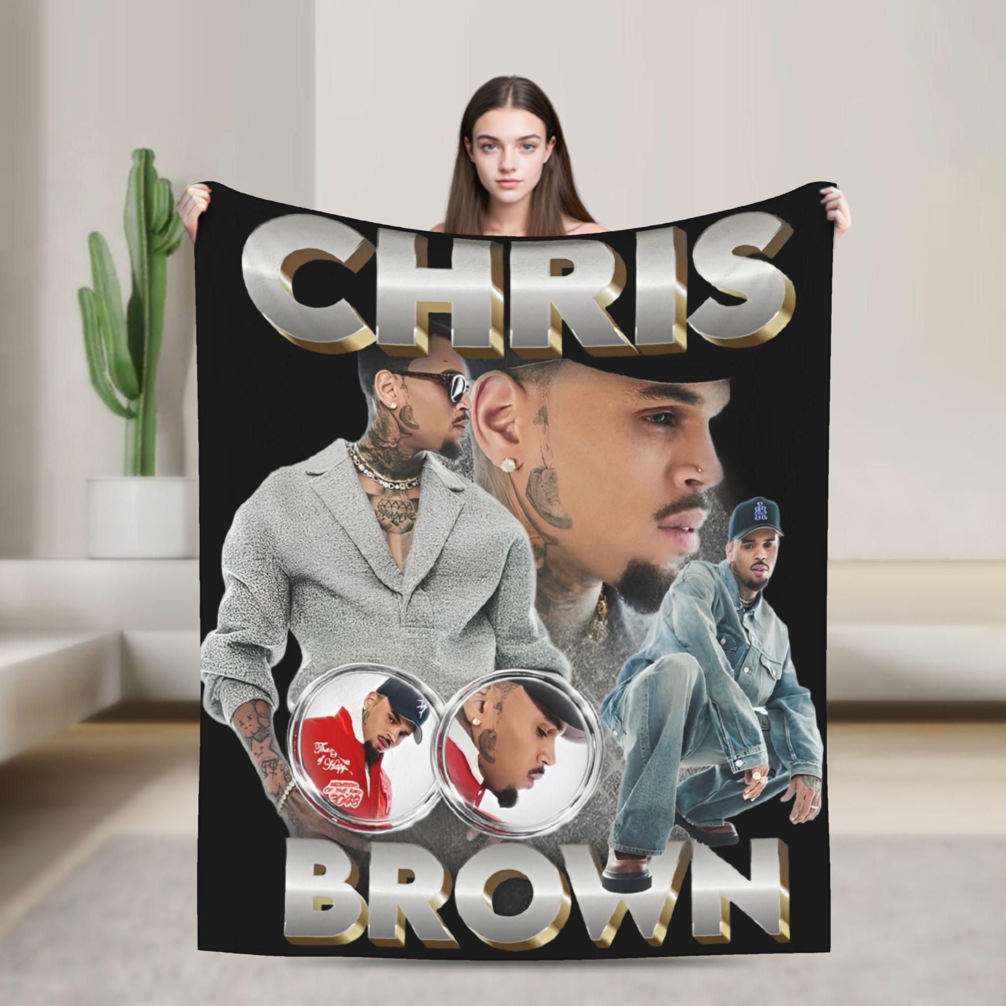 

Chris Brown Tour 2025 Throw Blanket for Couch Soft Cozy Plush Blanket 50x60 Inches Multi-size Bedspreads for All Seasons 100x150cm