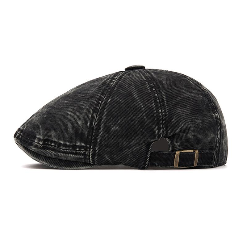 Denim Beret Men's Retro Forward Cap British Newsboy Hat
