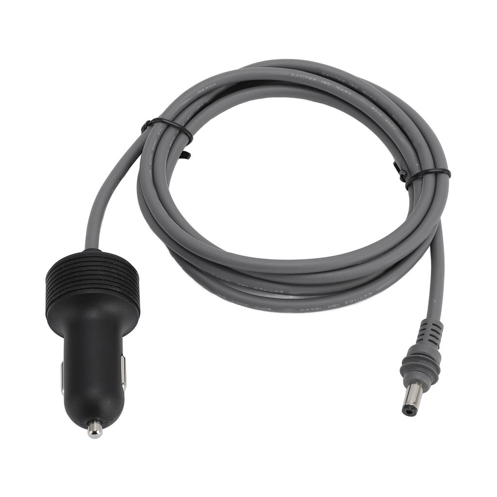 DC Car Power Cable 6.5ft 12V to 24V Water Resistant Plug and Play Stable Transmission 18AWG Power Cable for Dish Antenna